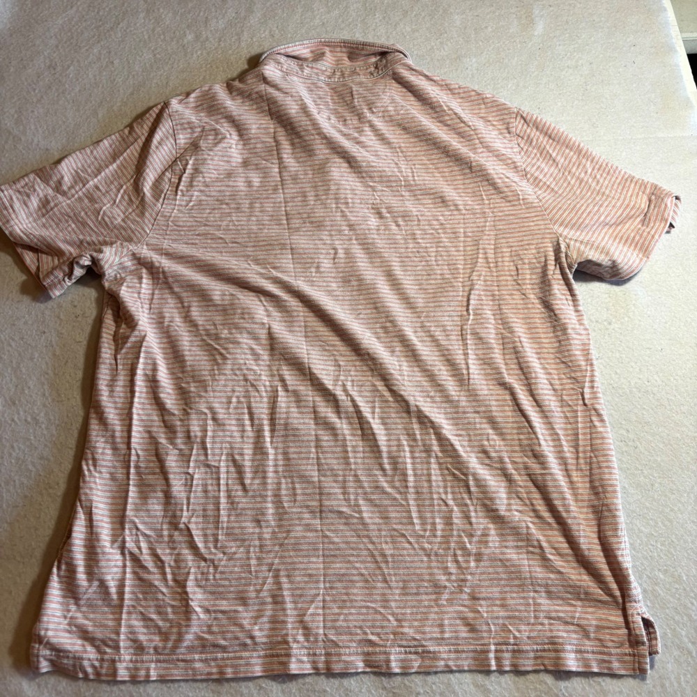 FAHERTY BRAND Movement Mens XL Striped Short‎ Sleeve Button Up Polo Shirt - Picture 9 of 10